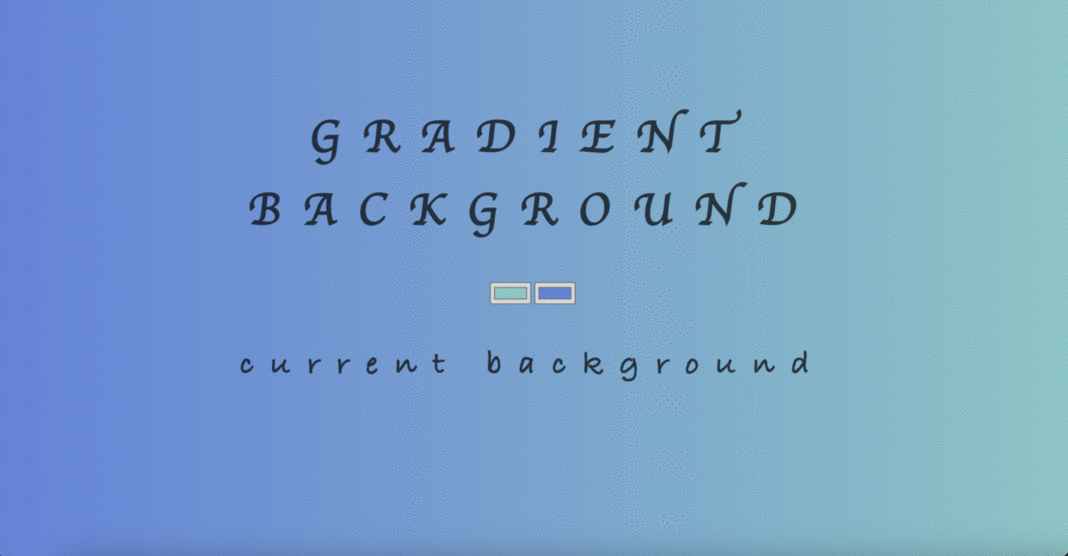 gif file for a simple project that generate custom gradient colors.