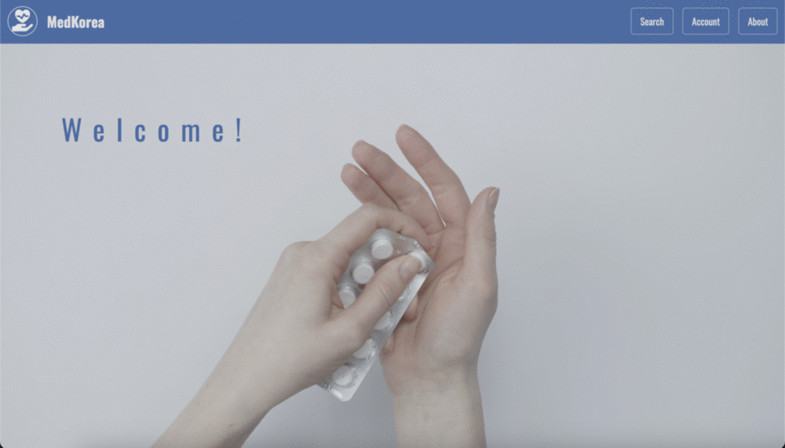 gif file for my group project called medKorea